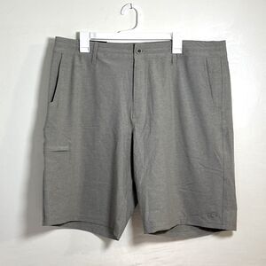 O'Neill Crossover Hybrid Shorts Men's Size 38 Gray Quick Dry Chino Surf